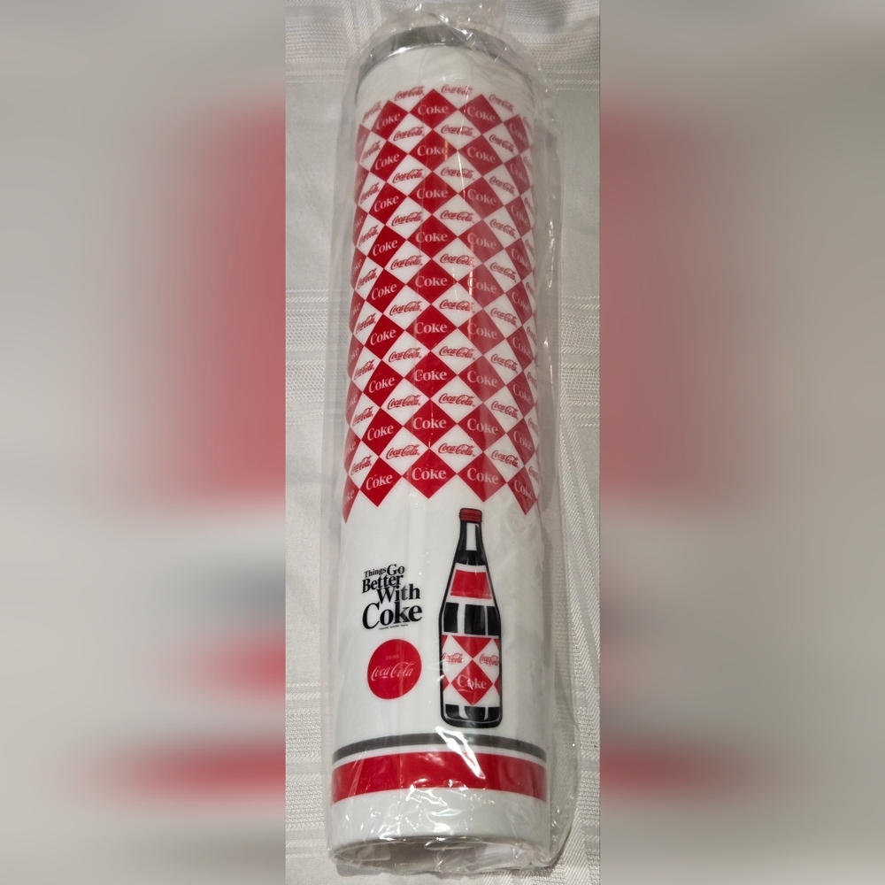 Coca Cola Checkered Red and White Cups